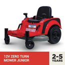 Kid Trax 12V Zero Turn Lawn Mower Junior Ride-On Toy