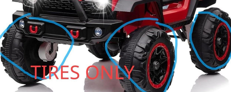 Replacement Wheels for 24V 2-Seater Kids Ride-On Car