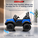 12V Electric Ride-On Car for Kids with Dual Motors, Remote Control, LED Lights, and Music