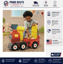 Ride-On Train Scoot with Storage and Bell for Indoor and Outdoor Fun