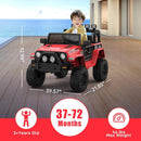 12V Electric Ride-On Truck for Kids with Remote Control, Suspension, and LED Lights