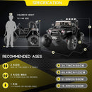 Electric Kids Ride-On Jeep Car with 12V/24V Power Wheels, Music, and Remote Control