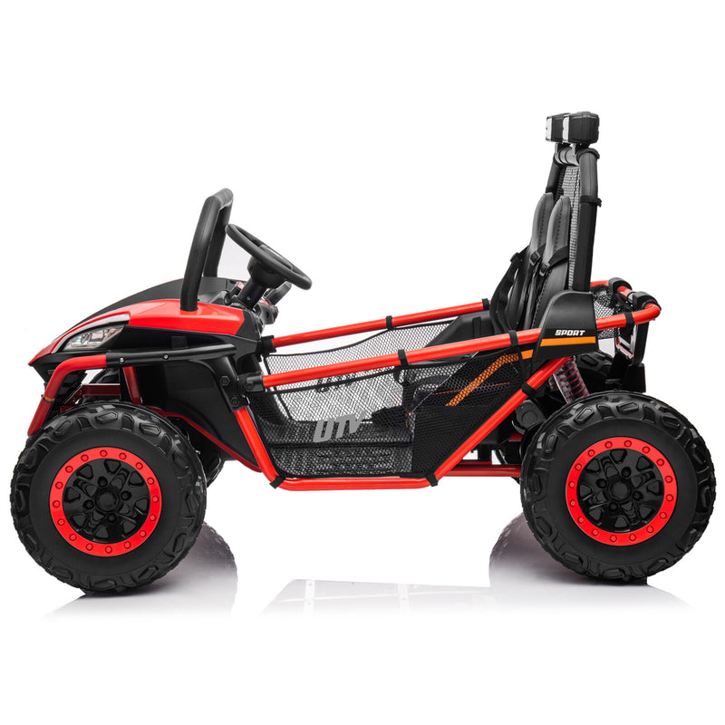24V Electric Kids Ride-On UTV Truck with 2 Seats, 4WD and Remote Control, 4x80W Motors