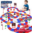 Spider-Themed Race Track and Monster Truck Playset for Kids Ages 3-8