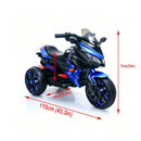 12V Battery Operated Kids' Ride-On Motorcycle with Illuminated Wheels