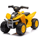 CAT 6V Yellow Toddler Electric ATV Quad with Foot Pedal Control