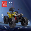 24V Electric Ride-On 4WD Off-Road ATV Quad 4-Wheeler Toy Vehicle