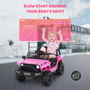 12V Electric Ride-On Truck for Kids - Remote Control, Dual Speed, LED Lighting