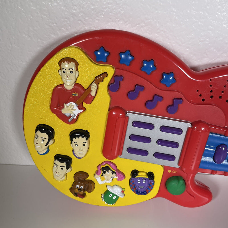 Red Spin Master Musical Guitar Toy 2003