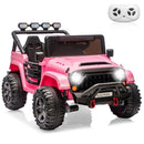 Pink 24V 2-Passenger Electric 4x4 Ride-On Truck with Remote Control