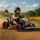 24V Electric Go Kart for Kids - Musical Ride-On Toy