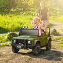 12V Dark Green Remote Control Kids Ride-On Land Rover Defender 110 SVX