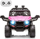 12V Electric Ride-On Car for Kids with Remote Control, LED Lights, and Music
