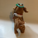 Gemmy Animated Screaming Yoga Goat - 10" Dancing & Singing Jingle Bells