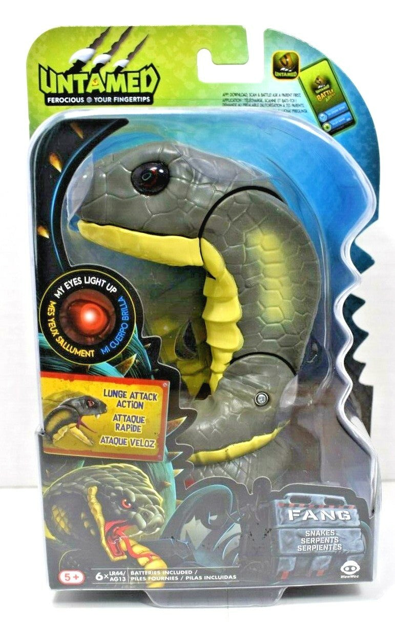 Fingerlings Untamed Fang Ferocious Snake Interactive Toy for Fingertip Play