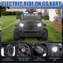 12V Electric Police Car for Kids with Parental Control