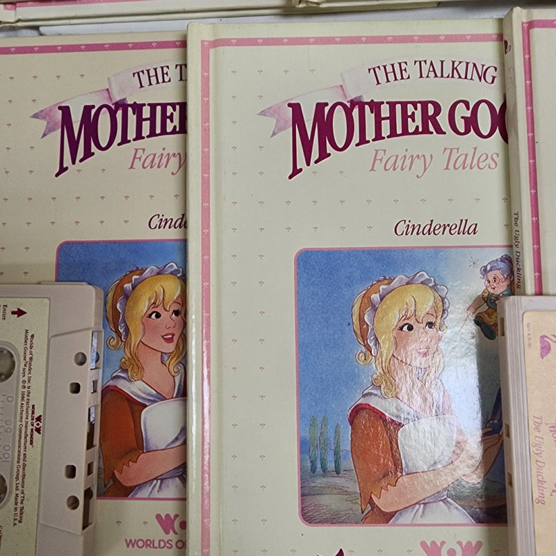 Talking Mother Goose Collection with 12 Cassettes, 22 Books, and Clothing Set