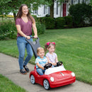Dual Seat Push-Along Roadster for Kids
