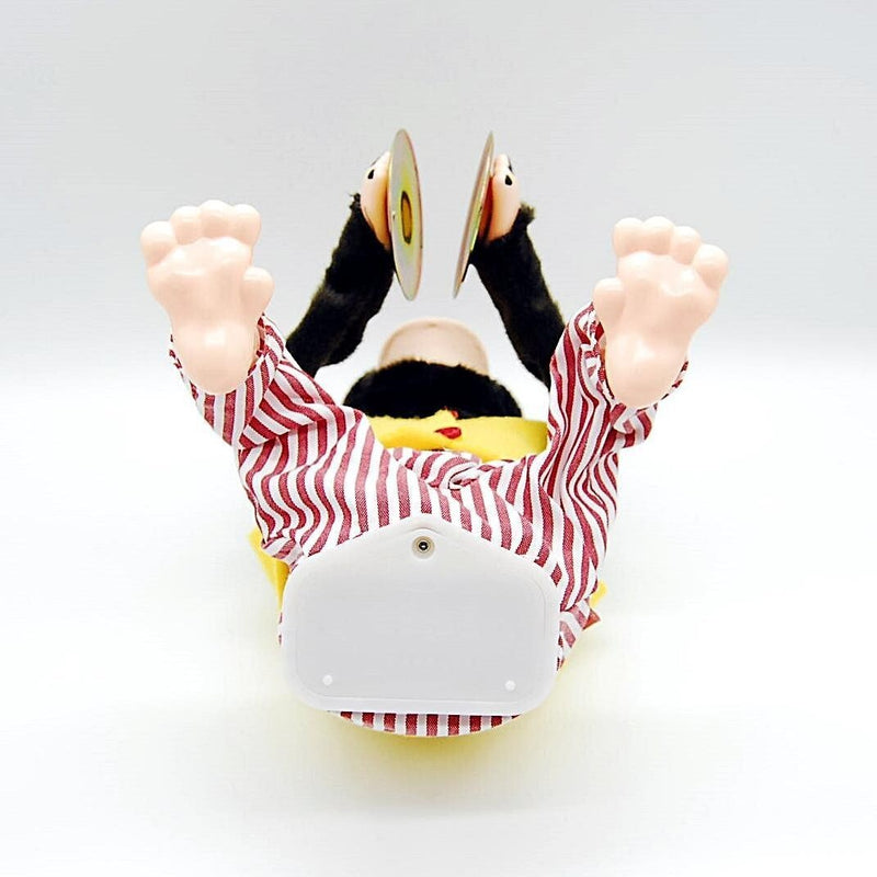 Deluxe Curious Chimpanzee Doll Toy with Cymbals