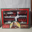 New Bright Industrial Toys SANTA FE Express TRAIN SET with Sound and Lights Vintage Edition