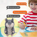 Interactive Laughing Hamster Plush Toy for Kids Ages 3 and Up - Voice Mimicking Fun
