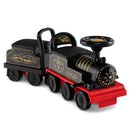 Battery-Powered Ride-On Train Toy with Under-Seat Storage and Carriage