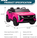 24V Battery-Powered Kids 2-Seater Ride-On Truck with Remote Control and LED Lights