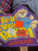 Vintage 1997 Tyco Real Talkin' Bubba Bear Plush Talking Stuffed Animal