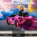 12V Pink Lamborghini SIAN Electric Ride-On Car for Children