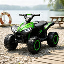 Green 12V Kids Electric ATV 4-Wheeler with Dual Motor High and Low Speed