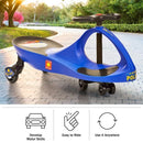 Police Wiggle Ride-On Car for Kids 3+ | Battery-Free, Gearless, and Pedal-Free - Blue