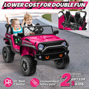 24V MOEYURO Electric Ride-On Truck for Kids with Remote Control - 2 Seater