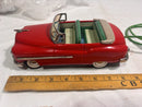 Classic Red Metal Convertible Car with Wired Controller from Before 1970