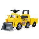 Dual-Function Ride-On Excavator with Removable Trailer, Secret Storage Seat, and Music