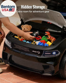 Dodge Police Electric Ride-On Car for Toddlers 1-3 with Lights and Horn