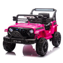12V Kids Electric Truck with Bluetooth, LED Lights, and Remote Control - Pink, for Ages 1-4