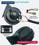 NEOGET 128dB Dual-Tone Automotive Horn Set with 1-to-2 Splitter