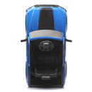 Blue 12V Remote Control Ride-On Car for Kids Ages 3-6 with 4-Wheel Shock Absorption