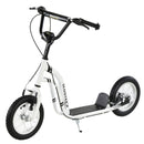 Youth Scooter with 12-Inch Inflatable Front Wheel and Dual Front & Rear Caliper Brakes