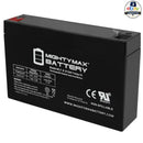 6V 7AH Rechargeable Battery for Children's Electric Ride-On Cars 5.94 x 1.42 x 3.94 in