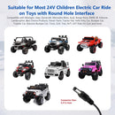 24V Charger for Ride-On Toys – Works with Power Wheels and Kids Ride-Ons