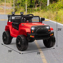12V Battery-Powered Kids Ride-On Off-Road Truck Toy with Parent Remote Control