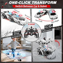 2.4G Rechargeable RC Police Car Transformer Toy