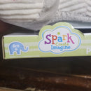 Peek-a-Boo Animated Gray Elephant Plush Toy - 11"