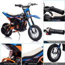High-Speed 24V Electric Dirt Bike for Kids with Leather Seat