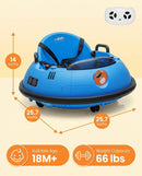 Garvee 12V Electric Bumper Car for Kids, Toddler Ride-On Vehicle