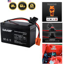 12V 9.5Ah Ride-On Toy Battery with Red 2-Pin Connector