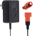 12V Square Plug Adapter Charger for Kids' Ride-On Cars and Toys, 1000mA | Red