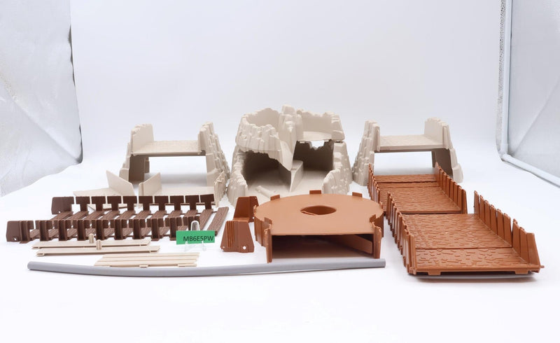 Wild Canyon 4x4 Stompers Rough Riders Vintage Playset with Track and Box 1983