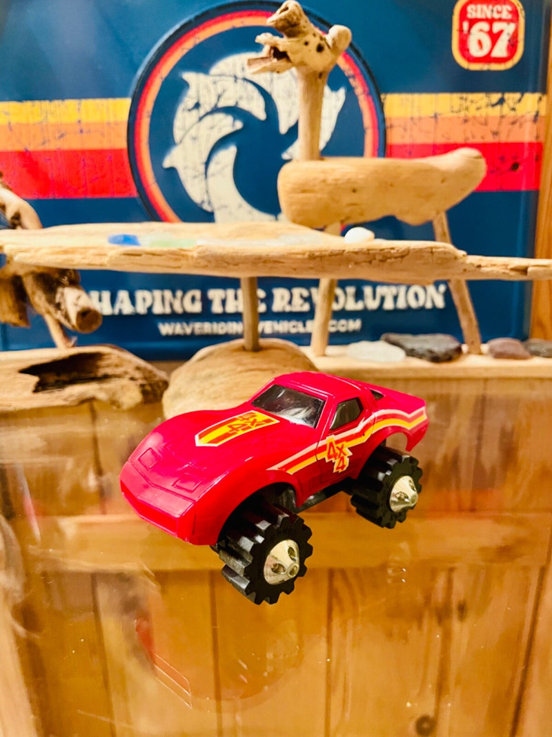 1981 LJN Rough Riders 4x4 Red Corvette Toy Vehicle